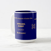 Homeschoolのパーソナライズなマグ ツートーンマグカップ (正面左)