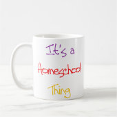 Homeschoolの事 コーヒーマグカップ (左)