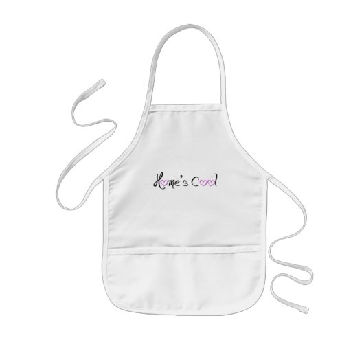 Homeschoolの家のクールなエプロン 子供用エプロン (正面)
