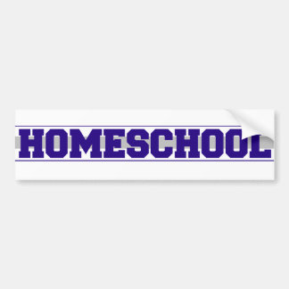 Homeschoolの精神のバンパーステッカー バンパーステッカー