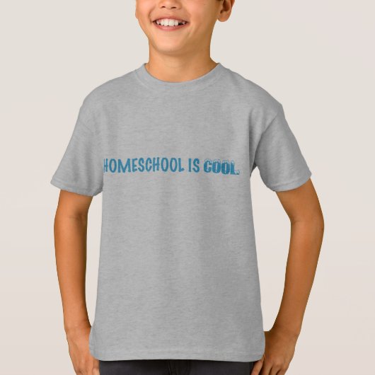 Homeschoolはクールな子供のTシャツです Tシャツ (正面)