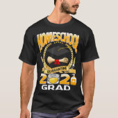 Homeschool Graduate 2021 Graduate Quarantine Tシャツ (正面)