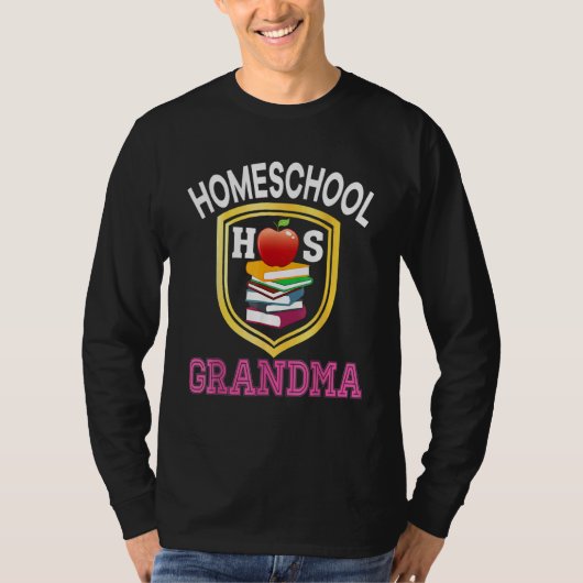 Homeschool Grandma Back To School Mom Dad Kid Stud Tシャツ (正面)