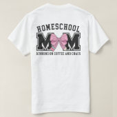 Homeschool Mama, Proud Teaching Mom Tシャツ (デザイン裏面)