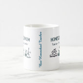 Homeschool Mom's Personalized Mug コーヒーマグカップ (中央)