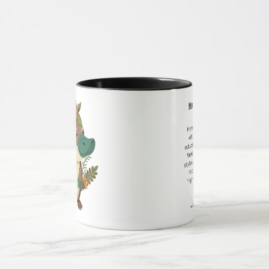 Homeschool Platypus Mug マグカップ (中央)