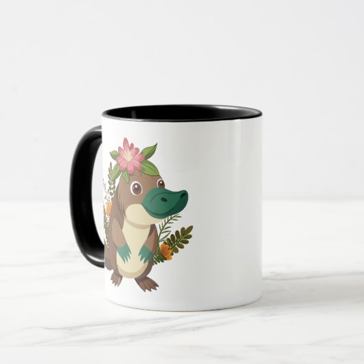 Homeschool Platypus Mug マグカップ (正面左)