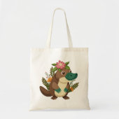Homeschool Platypus Tote  トートバッグ (正面)