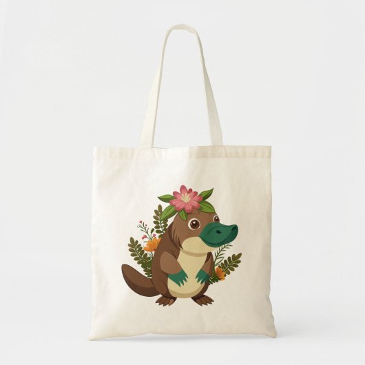 Homeschool Platypus Tote  トートバッグ (正面)