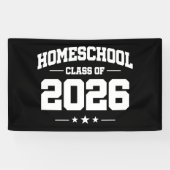 Homeschool Senior Class of 2026 Graduation 横断幕 (横)