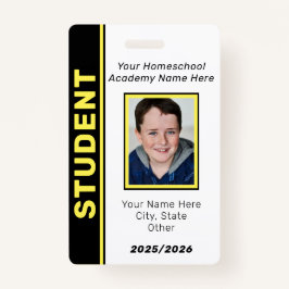 Homeschool Student ID Badge バッジ