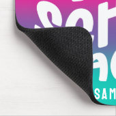 Homeschool Teacher Colorful Ombre マウスパッド (コーナー)