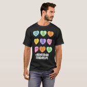 Homeschool Teacher Valentines Day Conversation Hea Tシャツ (正面フル)