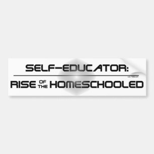 Homeschooledの上昇 バンパーステッカー