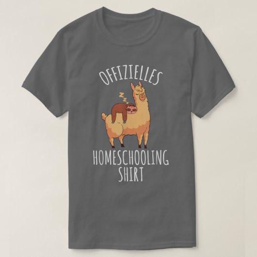 Homeschooling Student School Child Primary School  Tシャツ (デザイン正面)