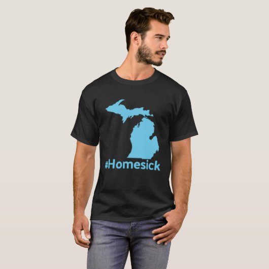 Homesick for Michigan Tシャツ (正面フル)