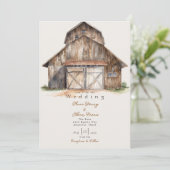 HOMESPUN – バ素朴ン結婚ズ 招待状 (スタンド正面)