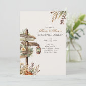 HOMESPUN – リハ素朴ー結婚サルディナー 招待状 (スタンド正面)