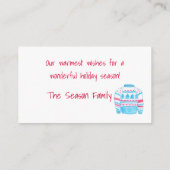Homest Wishesカスタマイズ可能なフォトカード エンクロージャーカード (裏面)