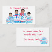 Homest Wishesカスタマイズ可能なフォトカード エンクロージャーカード (正面/裏面)