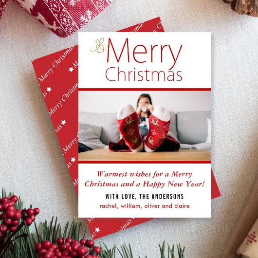 Homest Wishesクリスマスフォト シーズンカード
