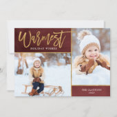 Homest Wishesゴールドフェイクフォイル2写真 シーズンカード (正面)