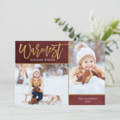 Homest Wishesゴールドフェイクフォイル2写真 シーズンカード (スタンド正面)