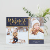 Homest Wishesゴールドフェイクフォイル2写真 シーズンカード (スタンド正面)