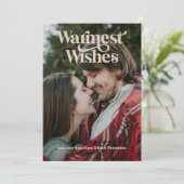 Homest Wishesフルページフォトホリデーカード シーズンカード (スタンド正面)