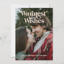 Homest Wishesフルページフォトホリデーカード シーズンカード