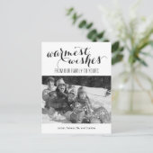 Homest Wishesホリデーフォトカードポストカード シーズンポストカード (スタンド正面)