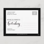 Homest Wishesホリデーフォトカードポストカード シーズンポストカード (裏面)