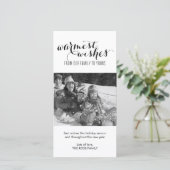 Homest Wishesホリデーフォトカード シーズンカード (スタンド正面)