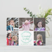 Homest Wishesリースフォトコラージュ シーズンカード (スタンド正面)