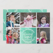 Homest Wishesリースフォトコラージュ シーズンカード (正面/裏面)