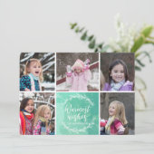 Homest Wishesリースフォトコラージュ シーズンカード (スタンド正面)