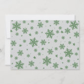 Homest Wishesヴィンテージグリーンクリスマスフォト シーズンカード (裏面)