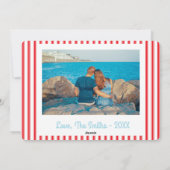 Homest Wishes 2 Photo Coastal Beachy Holiday Card シーズンカード (裏面)