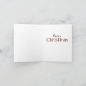 Homest Wishes Flamingo サンキューカード (内部)