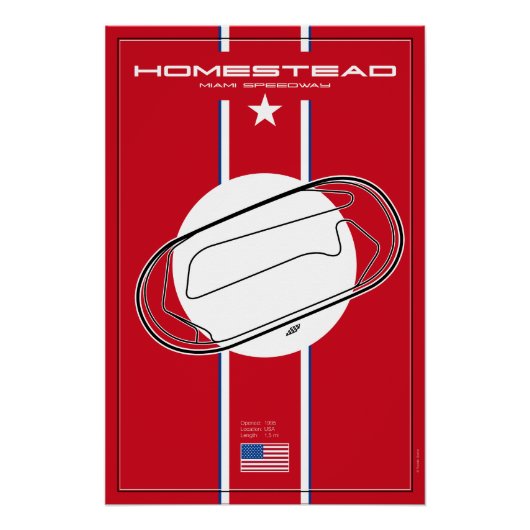 Homestead Miami Speedway ポスター (正面)