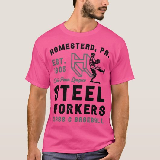 Homestead Steel Workers - Pennsylvania - Vintage D Tシャツ (正面)