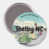 HometownShelby.comシェルビーNCマグネット マグネット (正面/裏面)