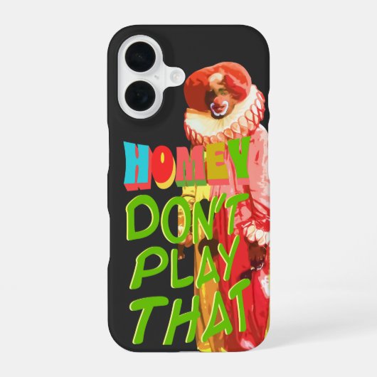 Homey Don't Play That iPhone 16ケース (裏面)