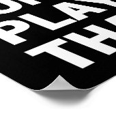 Homie Don't Play That Funny 90s Tv Saying Referenc ポスター (角)