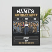 Homies Birthday Invitation, 90s nostalgia 招待状 (スタンド正面)