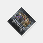Homies Party Napkins, 90s Old School Party スタンダードカクテルナプキン (角)