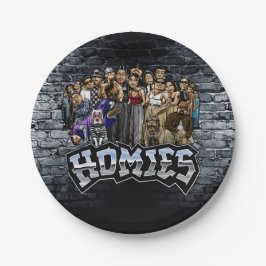 Homies Party Plates, Lil Homies Birthday ペーパープレート