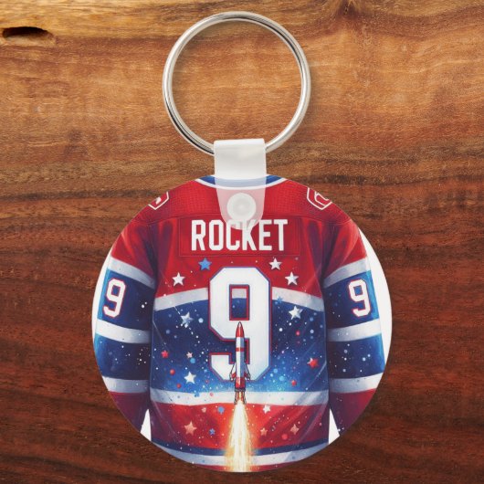 Hommage 9 Maurice Richard キーホルダー (正面)