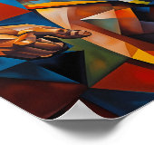 "Homme Géométrique : Puissance et Esthétique ポスター (角)