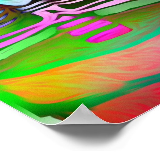 HOmOかわいらしスケルトンポスター ポスター (角)